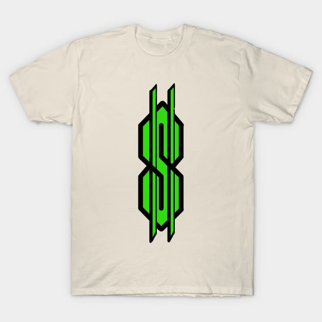 Street Dollar Sign (2 stripes) T-Shirt by Fanspaztic